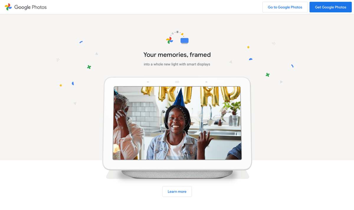 Google Photos responsive screens