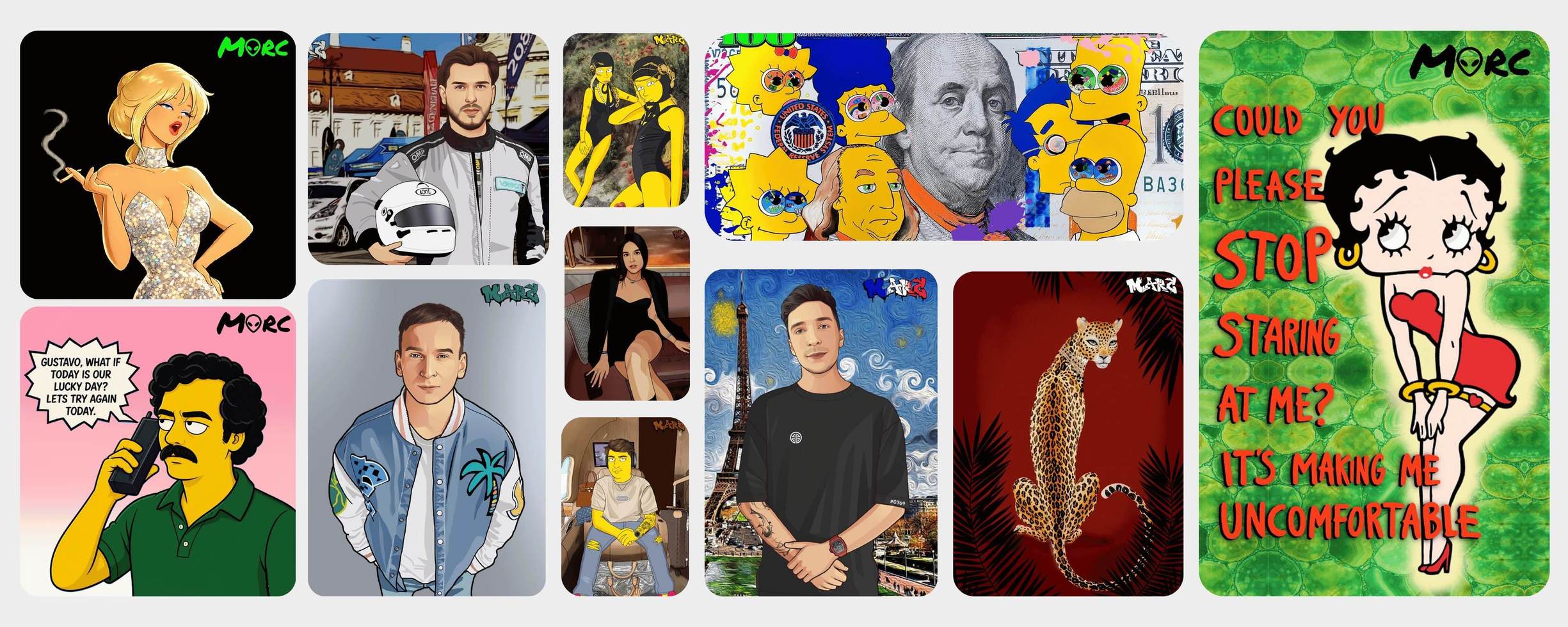 Custom cartoon portraits and character illustration artwork